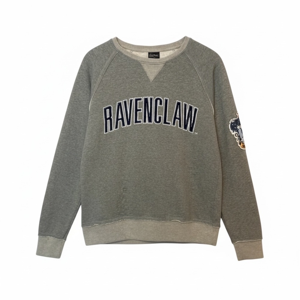 Harry Potter Ravenclaw Crewneck Sweatshirt Unisex Gray Pullover